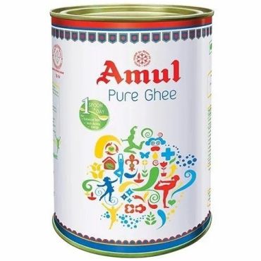 Amul Pure Ghee Tin, 500 Ml, 24 Pieces Per Carton